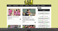 Desktop Screenshot of futfem.com